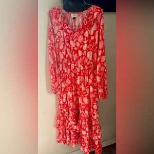 University threads long line dress